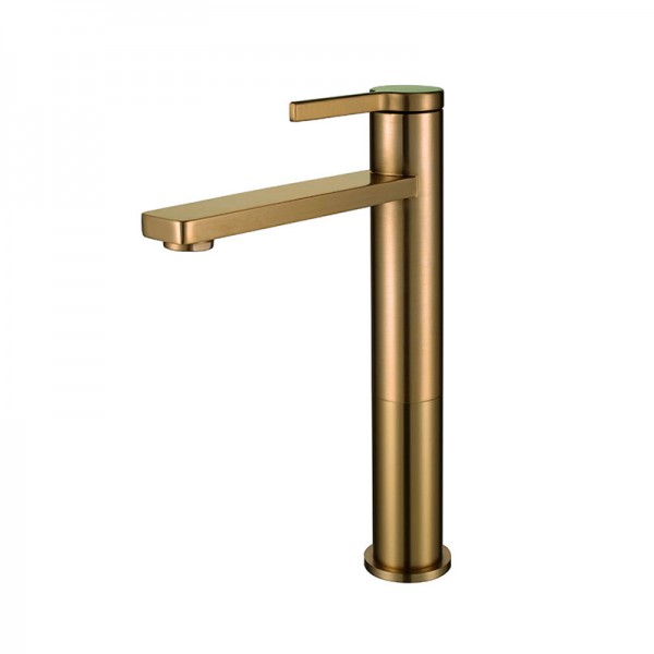 NEWARC 910008 BOLD MAT GOLD ÇANAK TİPİ LAVABO BATARYASI.