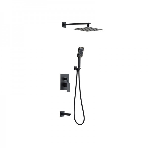 NEWARC 941111SB AQUA ANKASTRE SİYAH DUŞ SİSTEMİ